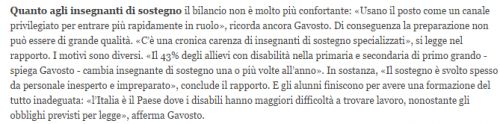 Manuale di sopravvivenza per il sostegno al disabile