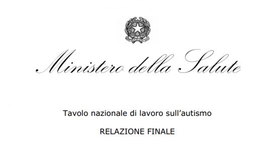 Tavolo nazionale di lavoro sull’autismo: si fa cenno a malattia gastrointestinale autistica