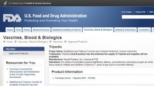 Sanofi Pasteur Tripedia: Autismo fra gli effetti collaterali