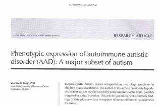 Correlazione fra virus del morbillo e anticorpi anti-mbp nell'autismo
