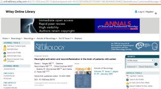 Attivazione della Neuroglia e  Neuroinfiammazione nel cervello di pazienti con autismo